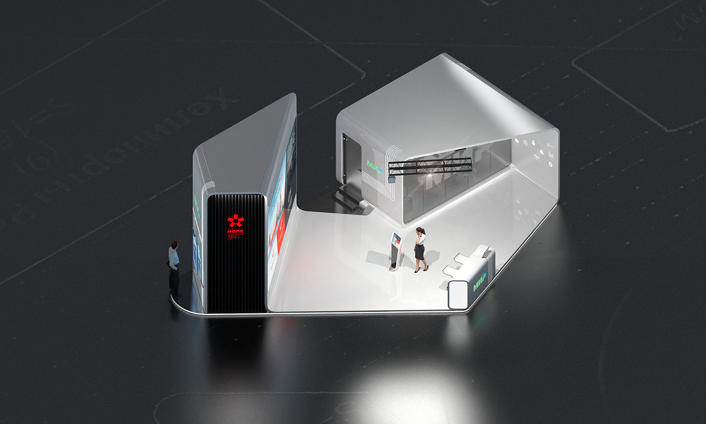 MNP展臺設(shè)計(jì)立面
